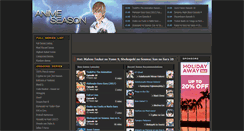 Desktop Screenshot of animeseason.com